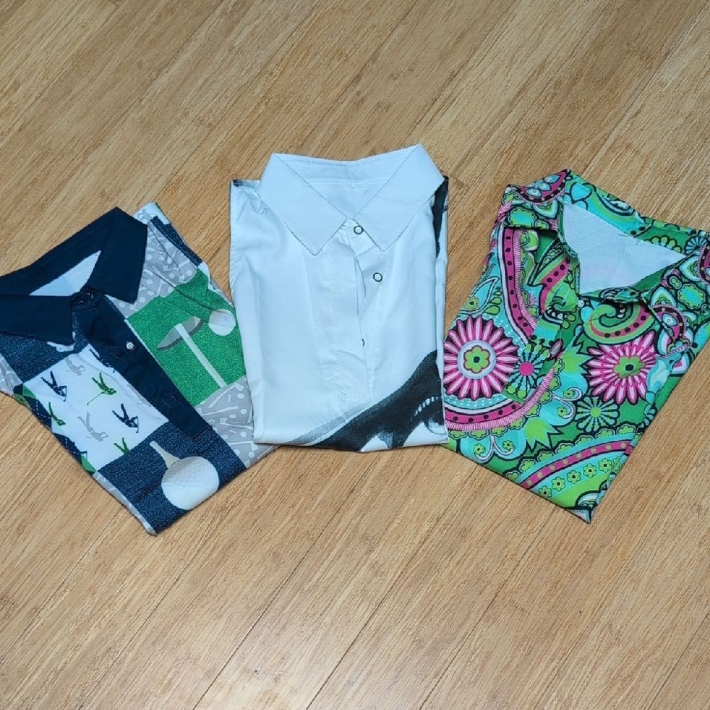 Sleeveless Polos Size S